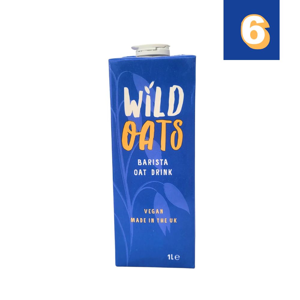 Wild Oats Barista Oat Drink – Case of 6 (1L) 100% Gluten free