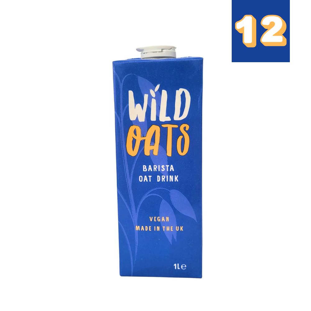 Wild Oats Barista Oat Drink – Case of 12 (1L) 100% Gluten Free