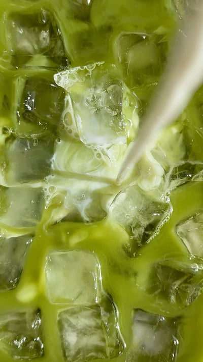 Iced Matcha Oat Latte